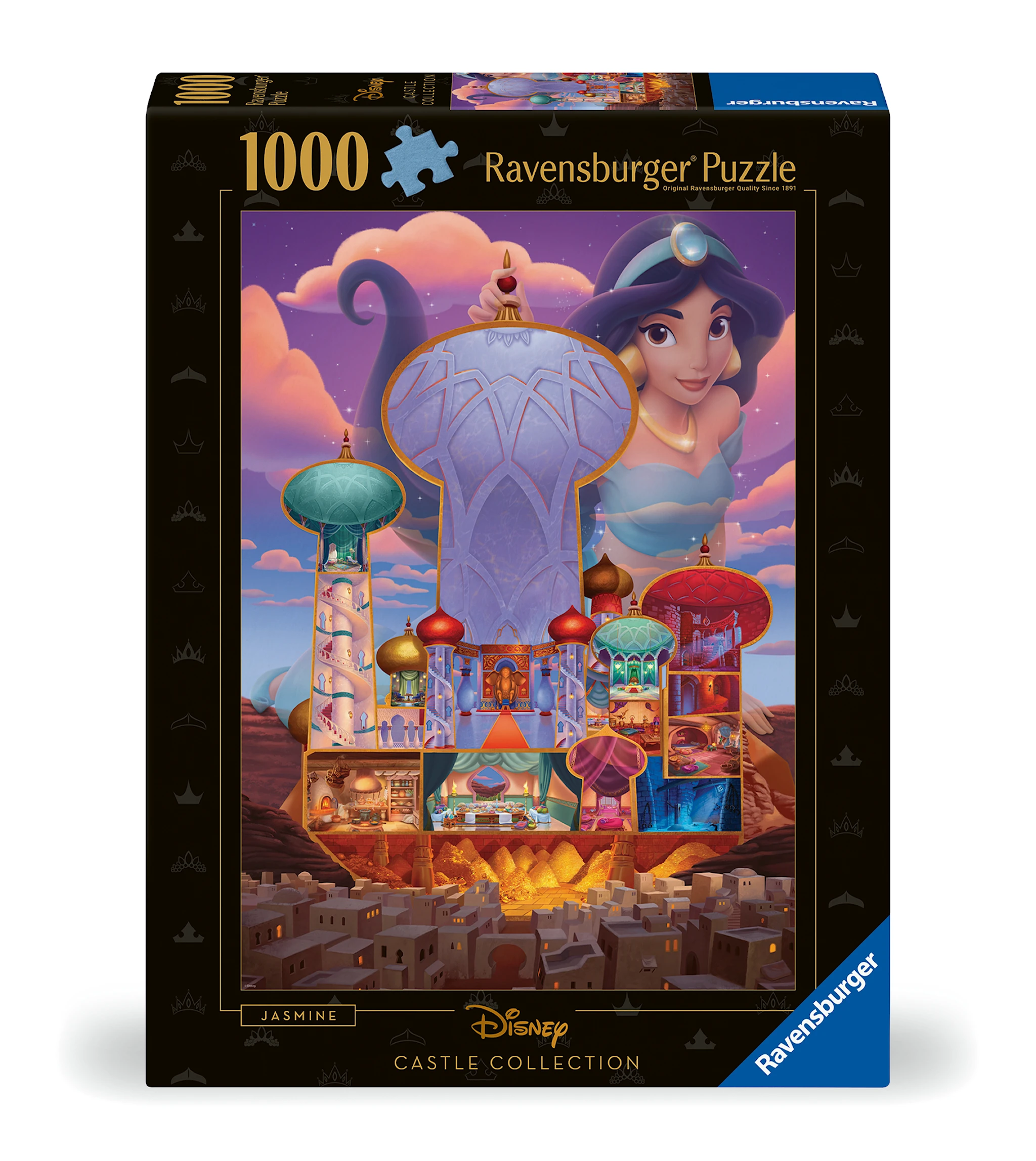 Produktbilde for Disney slott Jasmine 1000 Puslespill brikker, Ravensburger