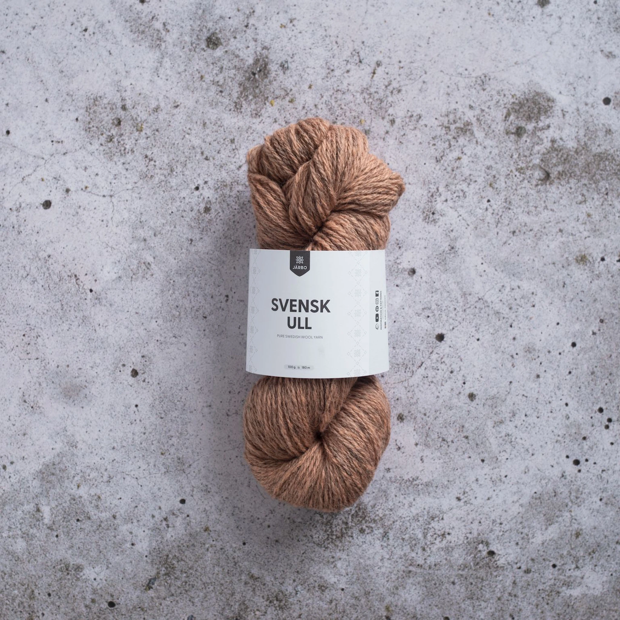 Produktbild för Svensk Ull 3 tr 100 g Järbo