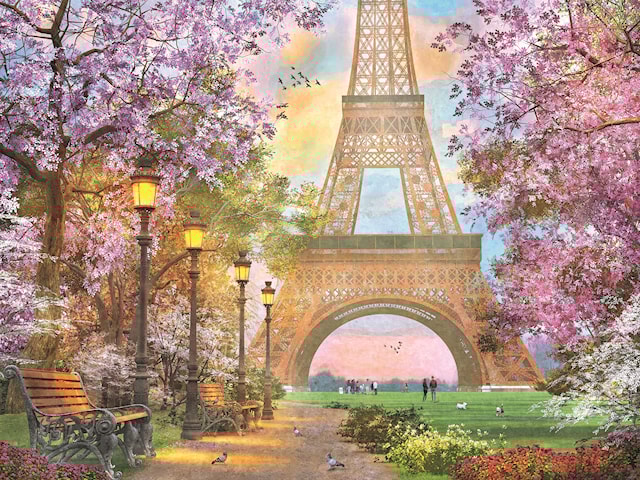 Produktbild 2 för Pussel Paris Romance 1500 bitar, Ravensburger