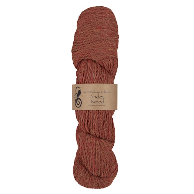 Andes Tweed  Alpacka, ull 50 gr Rost 253, Viking Snorre