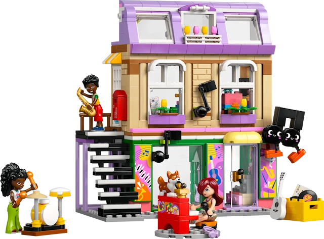 Tuotekuva 2 - Musiikkikauppa ja asunto LEGO® Friends (42653)