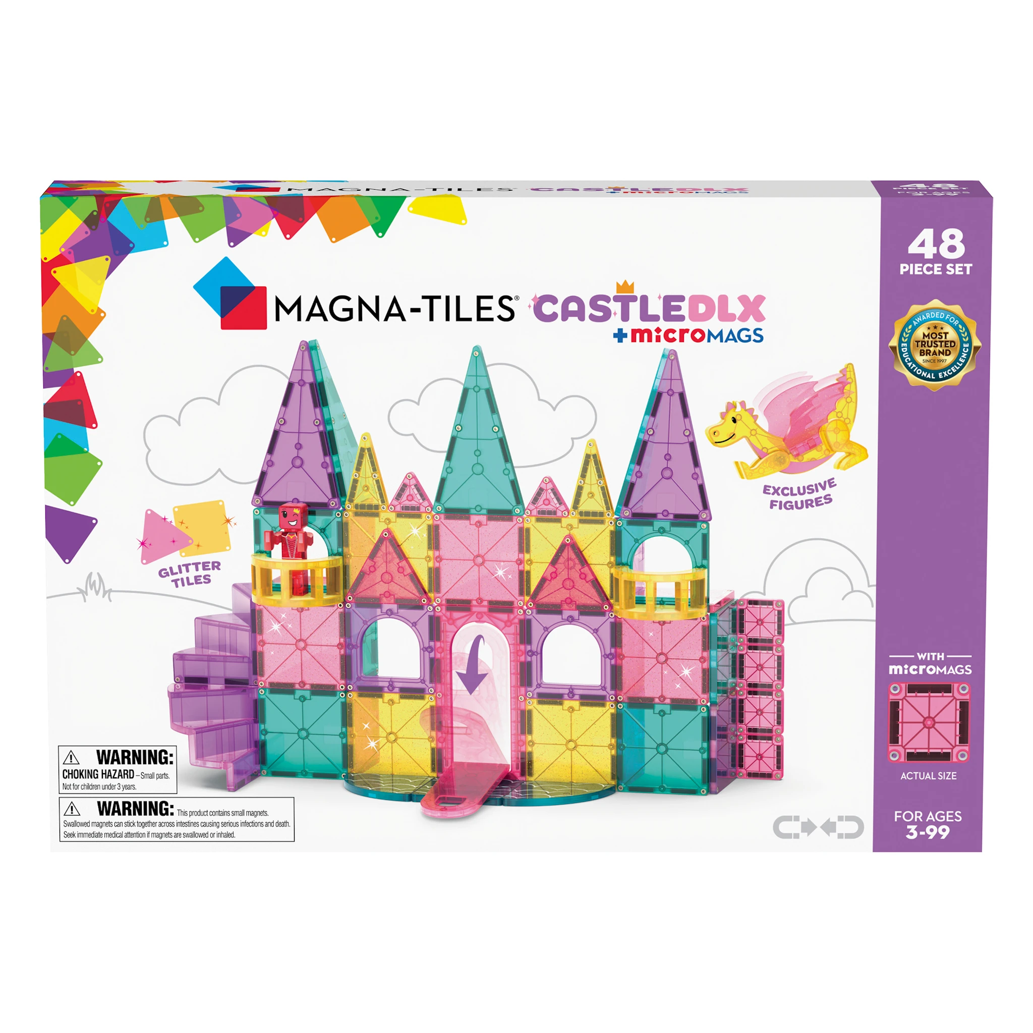 Tuotekuva ille Castle Deluxe 48 Piece Magna-Tiles