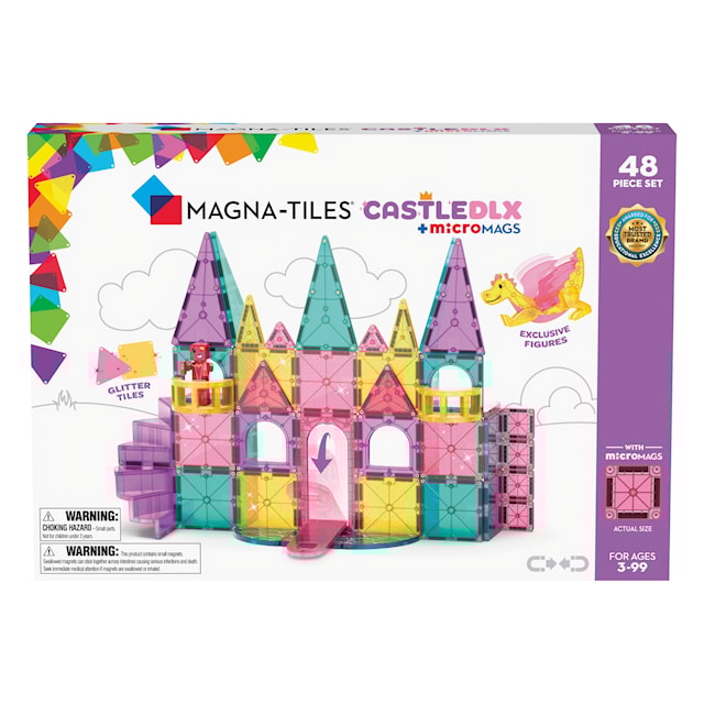 Tuotekuva 1 - Castle Deluxe 48 Piece Magna-Tiles