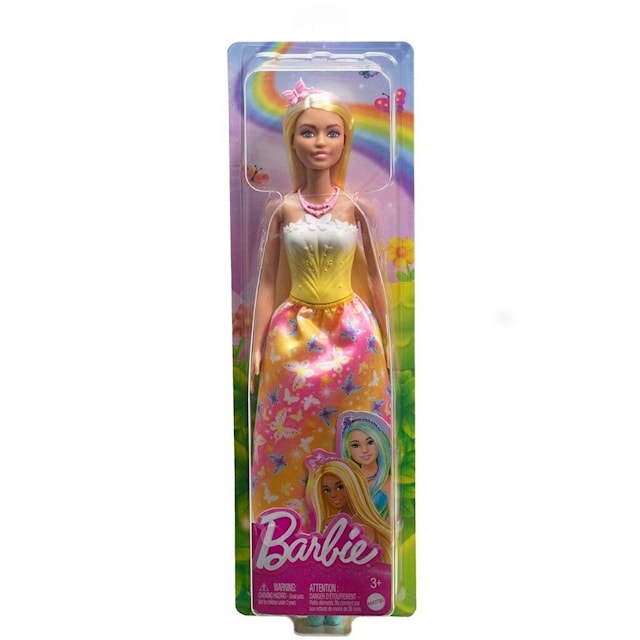 Produktbild 4 för Barbie Royals Modedocka Gul