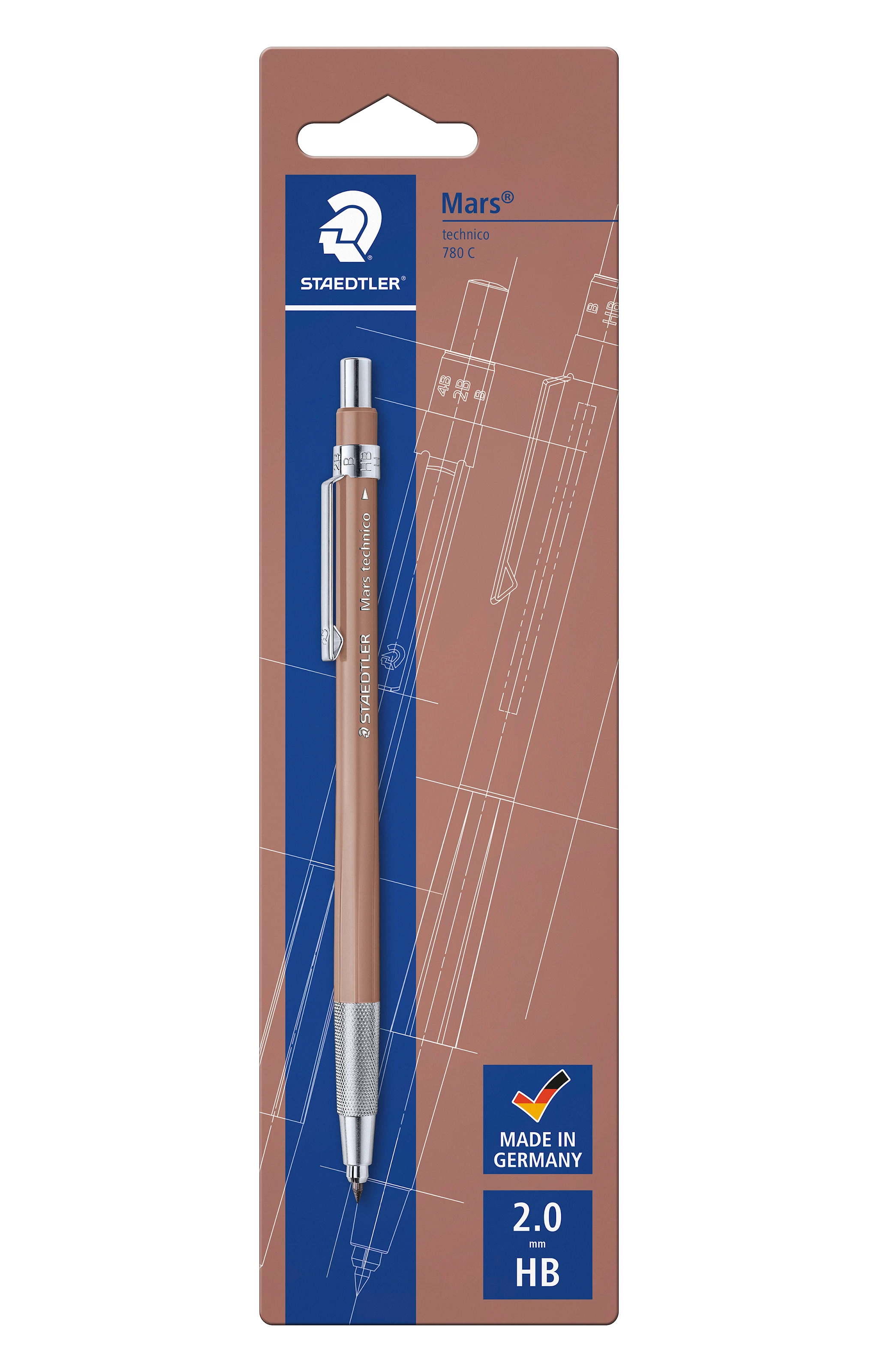 Produktbilde for Stiftblyant Mars Technico HB Rosewood Staedtler