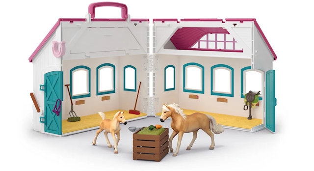 Produktbild 3 för Horse Club Öppet Stal "Lilla Hästskon" Schleich
