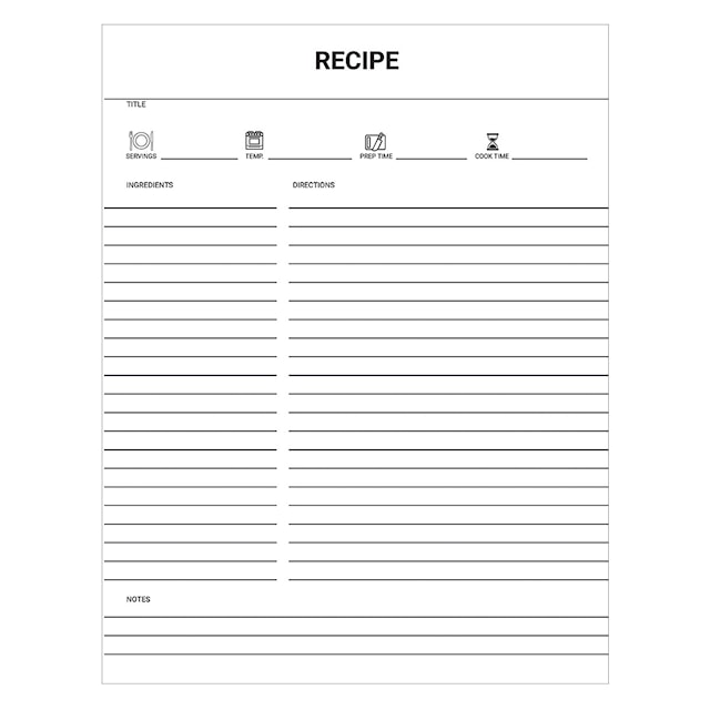 Produktbilde 2 for Oppskrifts- og middagsjournal Grov Lin Paperstyle