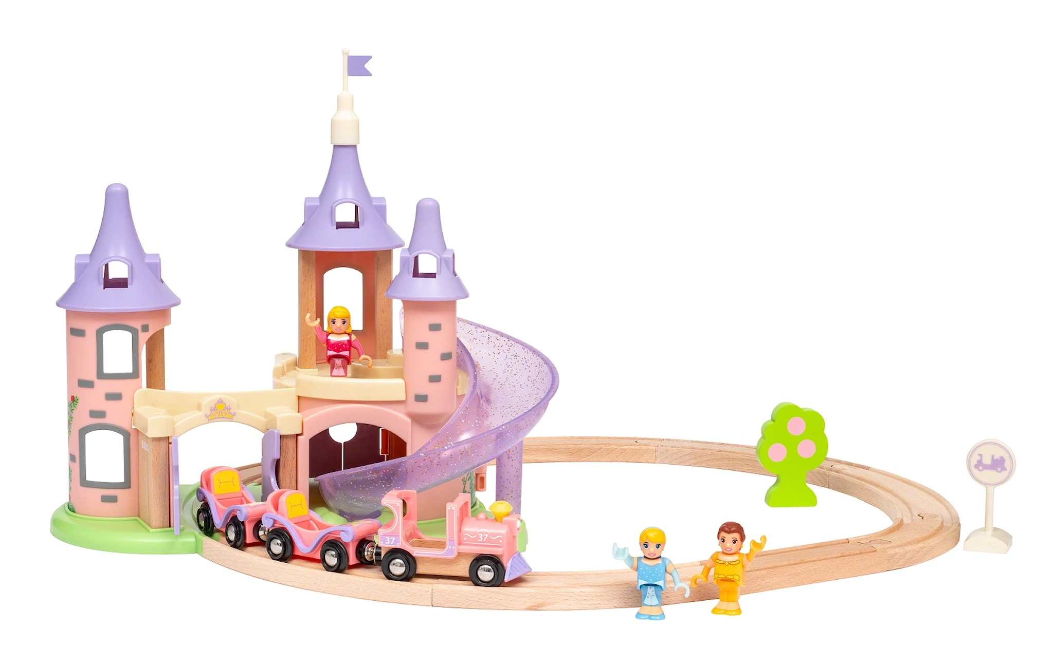 Tuotekuva ille Disney Prinsessat Junarata + Linna, Brio (33312)