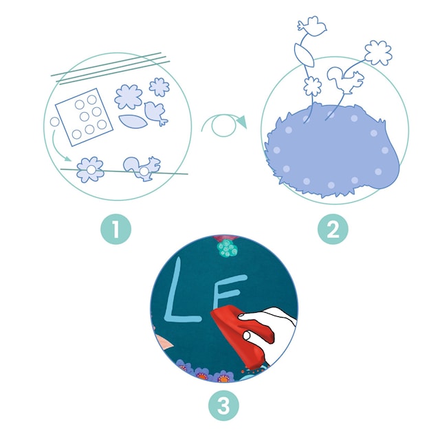 Produktbilde 4 for DIY-settskilt med naturtema Djeco