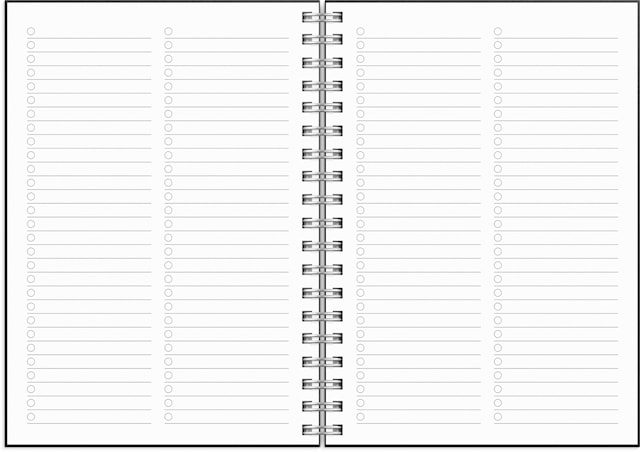 Tuotekuva 3 - Kalender 2026 A6 Senator Textile Svart Burde