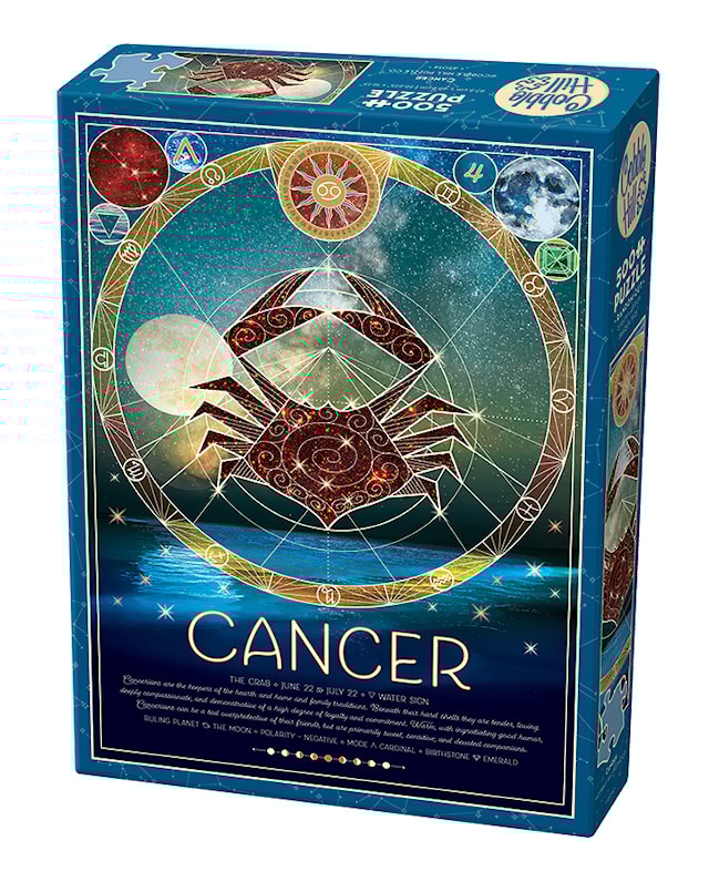 Produktbilde 1 for Puslespill Zodiac Cancer 500 brikker, Cobble Hill