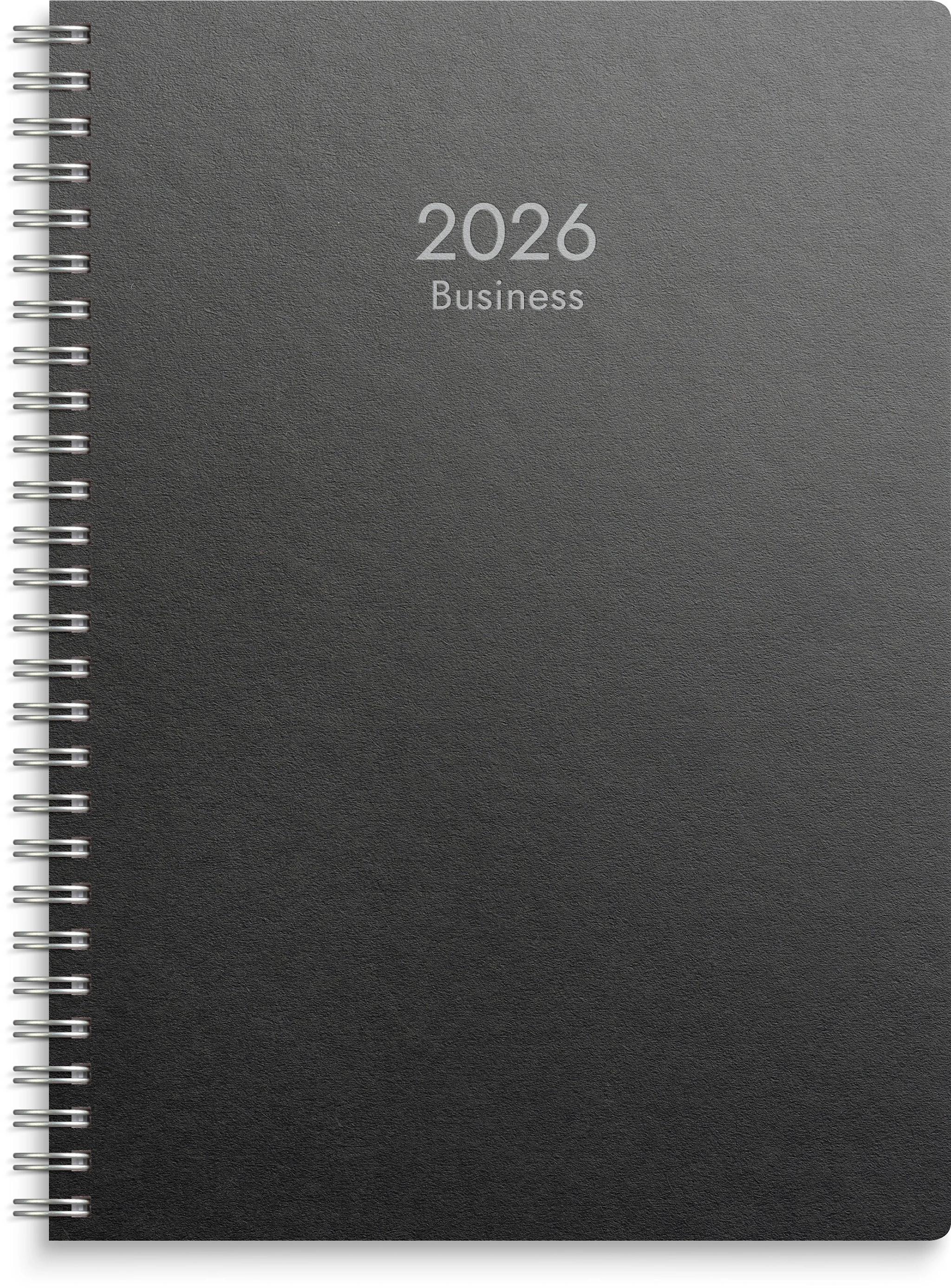 Produktbilde for Kalender 2026 A5 Business Eco Line Svart Burde