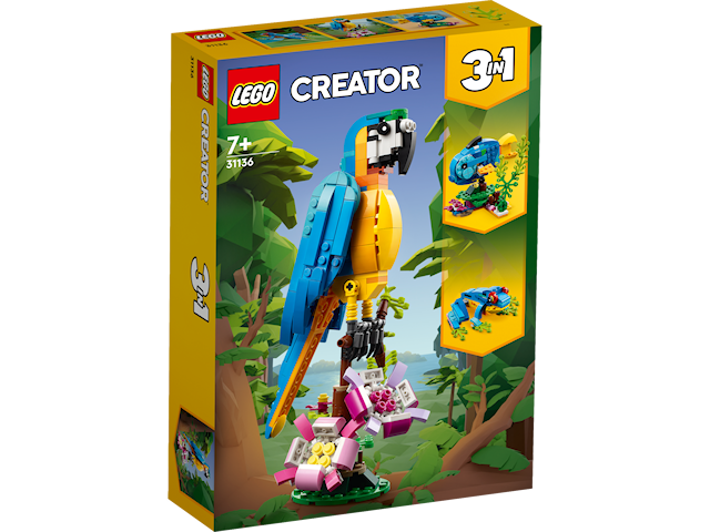 Tuotekuva 1 - Eksoottinen papukaija LEGO® LEGO Creator (31136)