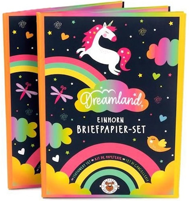 Produktbild 1 för Brevpapper Enhörning med Klistermärken Trendhaus