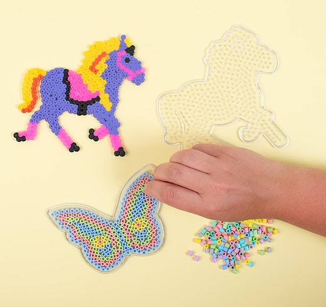 Produktbilde 1 for Perleplater Hest og Sommerfugl 2 stk Playbox