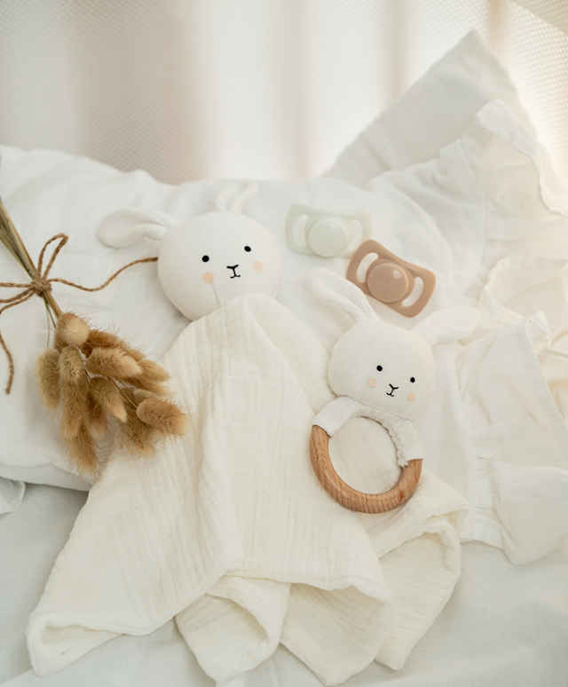 Produktbilde 2 for Babygave Bunny koseklut Jabadabado