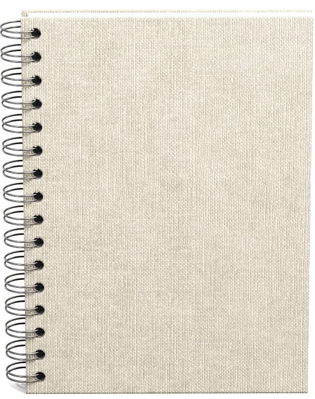 Produktbild 1 för Anteckningsbok A5 Linjerad Linen 90 Blad Bigso Box of Sweden