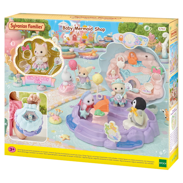 Produktbild 4 för Sjöjungfrushop med Figur Sylvanian Families