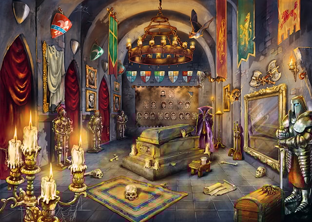 Tuotekuva 2 - Palapelit The Vampire's Castle 1000 palaa, Ravensburger