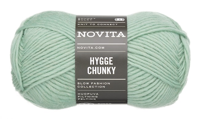 Hygge Chunky Ullgarn 100 gr Blåtveblad 304 Novita