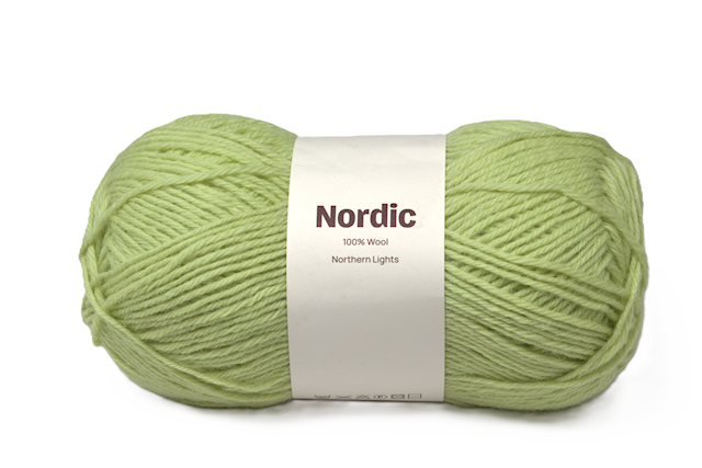 Nordic 100% ull 100 gr Norrsken grön A594  Adlibris
