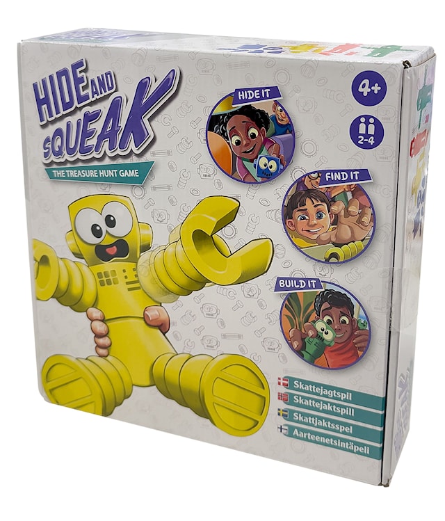 Produktbild 1 för Robotbyggare Skattjaktspel Barnspel Hide and Squeak (SE/NO/FI/DK)