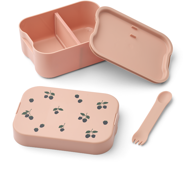 Produktbild 2 för Chelsey Matlåda och Vattenflaska Set Berry/Pale Tuscany Liewood