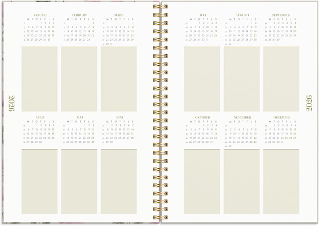 Produktbilde 3 for Kalender 2026 A5 Life Planner Essentials Burde