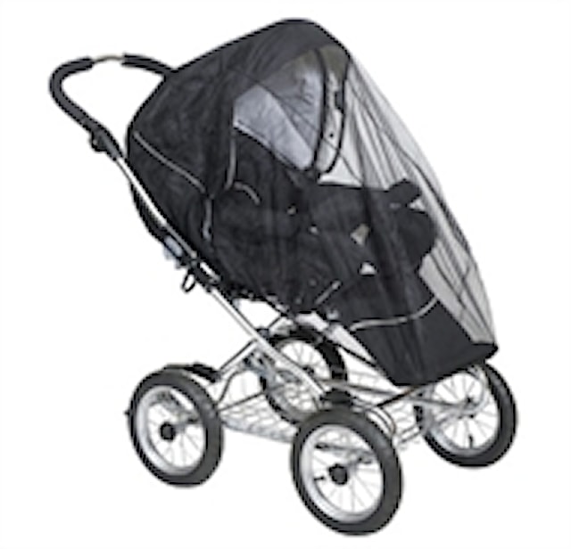 Insektsnett til enkelvogn, Svart, CarloBaby