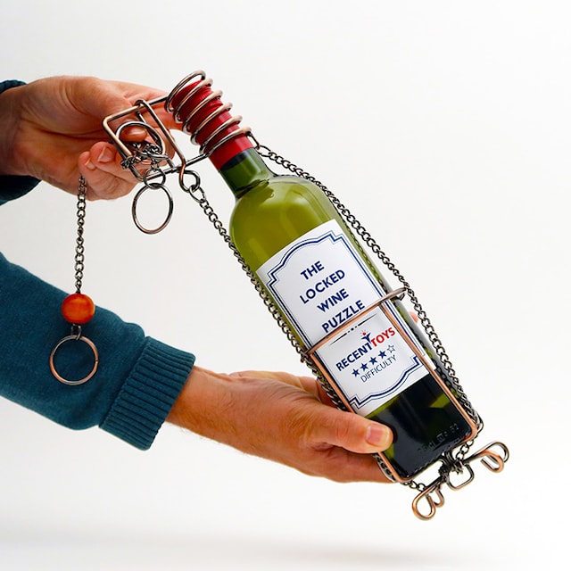 Produktbild 1 för Hjärngympa Låsta Vinflaskan