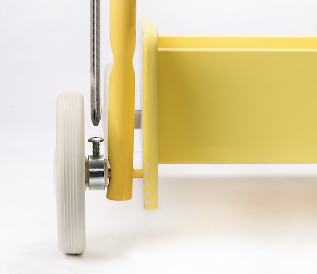 Produktbild 3 för Pippi Lära Gå Vagn Gul Micki