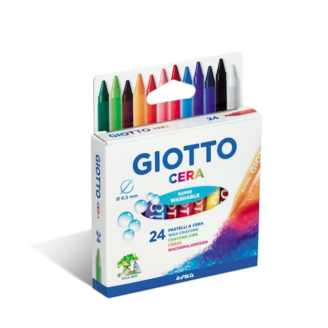 Produktbild 2 för Vaxkritor 24-p, Giotto Cera