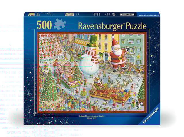 Produktbild 1 för Pussel Here Comes Christmas! 500 bitar, Ravensburger