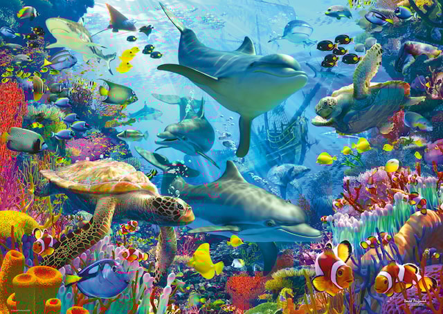 Produktbild 2 för Pussel Coral Reef Retreat 1000 bitar, Ravensburger