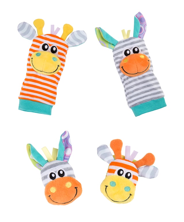 Jungle Wrist Rattle and Foot Finder 0m+ Playgro