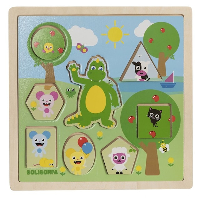 Tuotekuva 1 - Kesä ja talvi palapeli 2in1 Bolibompa