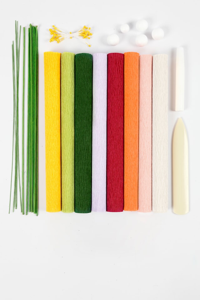 Produktbilde 6 for Start DIY Kit Krepppapir Blomster