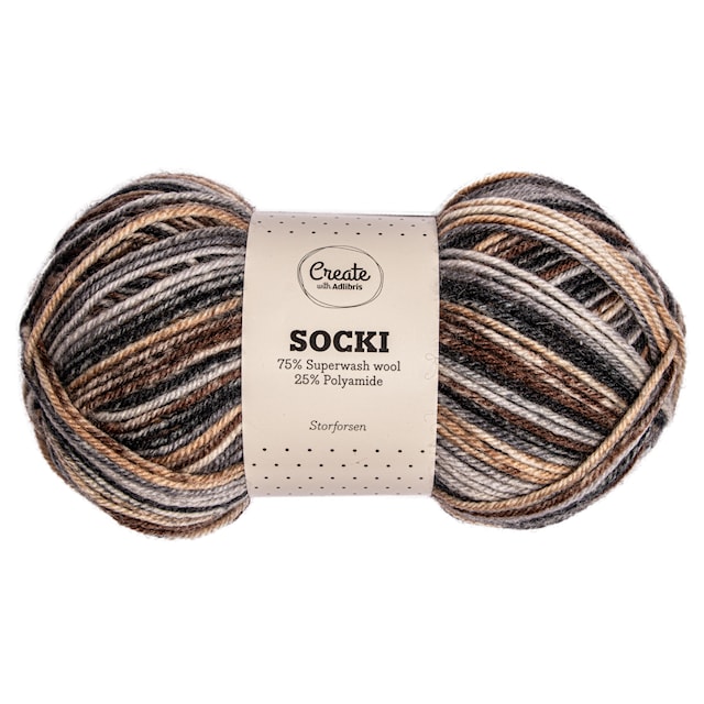 Produktbilde 1 for Socki Garn Ullmiks 100 g Storforsen B175 Adlibris