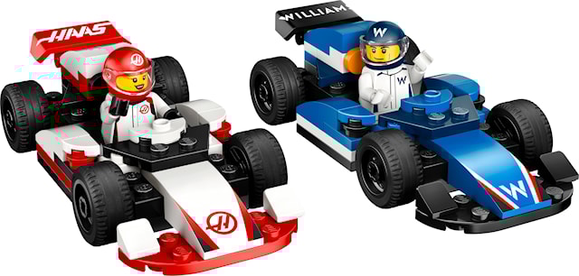 Produktbilde 2 for F1® Williams Racing og Haas F1® racerbiler LEGO® City (60464)