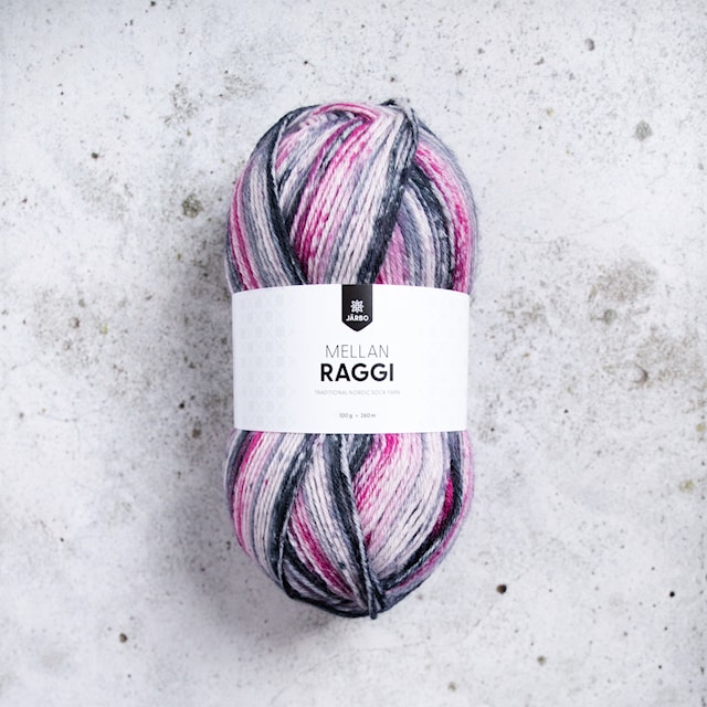 Produktbild 1 för Mellanraggi Garn Ullmix 100 g Cartridge Candy (28439) Järbo