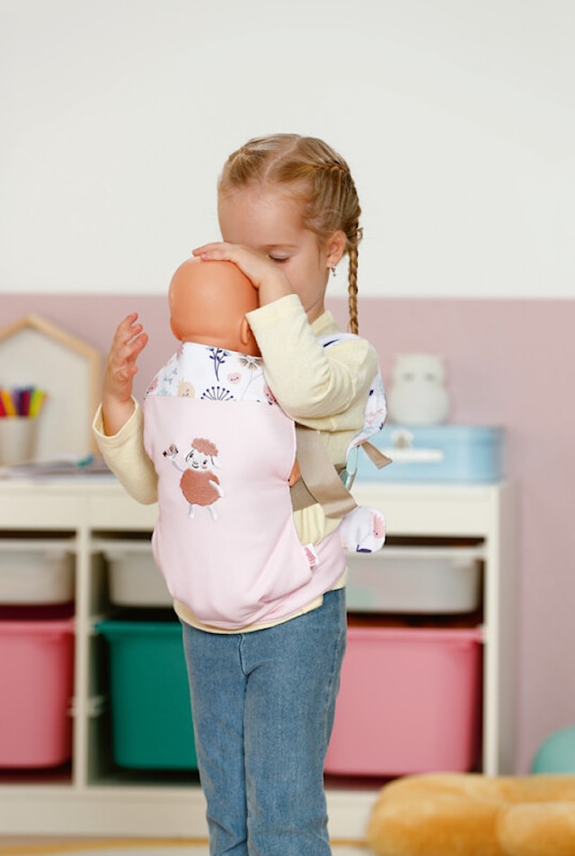 Produktbild 2 för BABY born Bebisbärsele Blommig