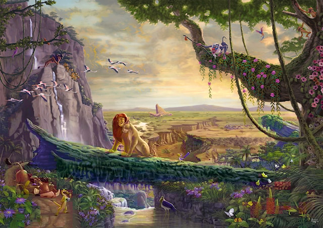 Tuotekuva 2 - Palaapelit Disney The Lion King Return to Pride Rock 6000 palaa, Schmidt