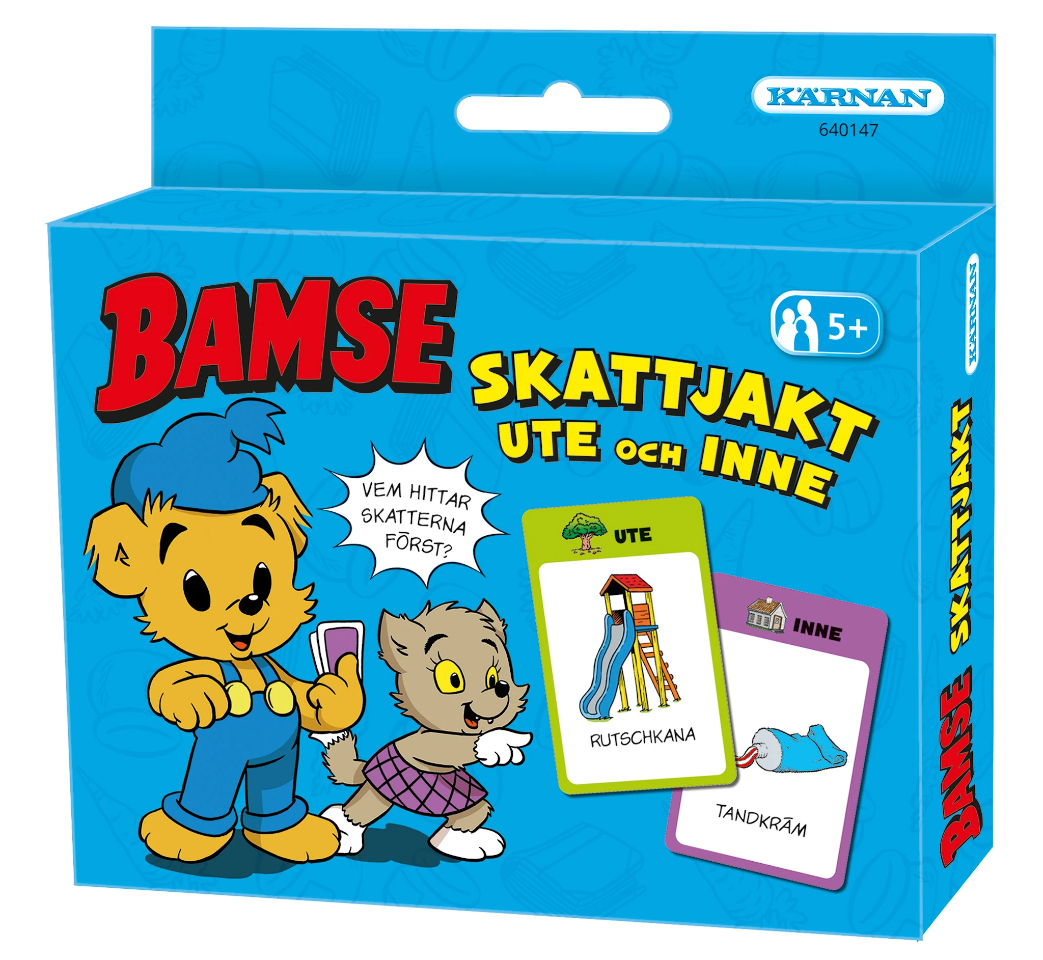 Produktbilde for Kortspill Bamses Skattejakt, inne og ute, Kärnan (SE)