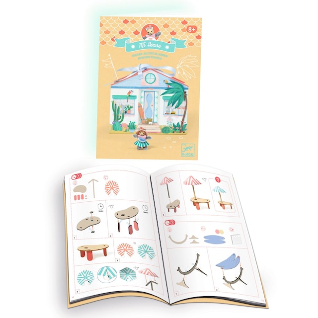 Tuotekuva 1 - Luo ja koristele miniatyyritalo Mia Mi -talo Djeco