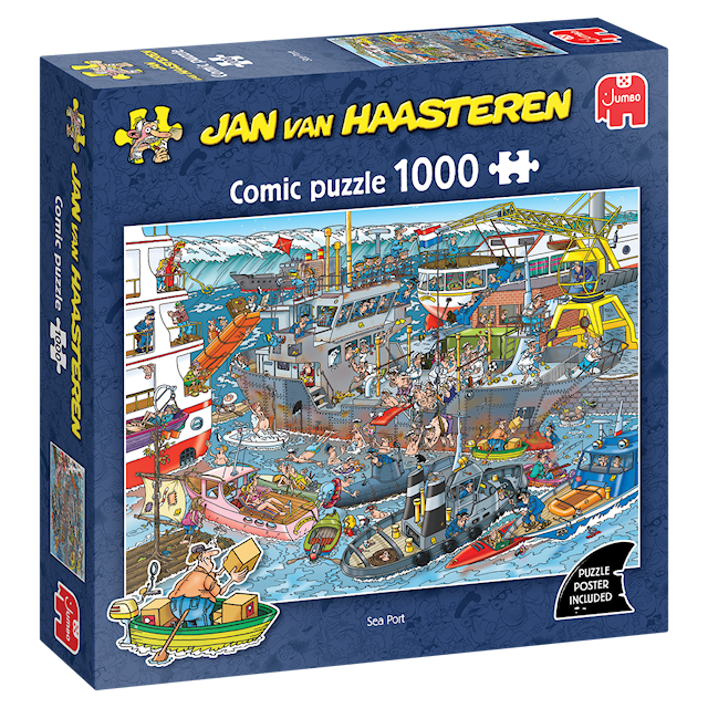 Produktbild 3 för Jan van Haasteren Sea Port Pussel 1000 bitar
