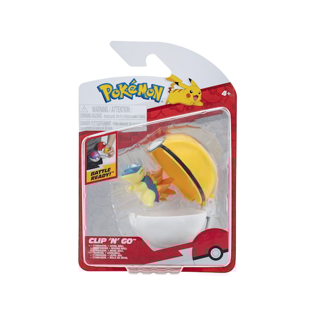 Produktbilde 1 for Clip N Go Cyndaquil med Level Ball Pokémon