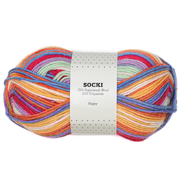 Tuotekuva 1 - Socki Lanka Villasekoitus100 g  Happy B143 Adlibris