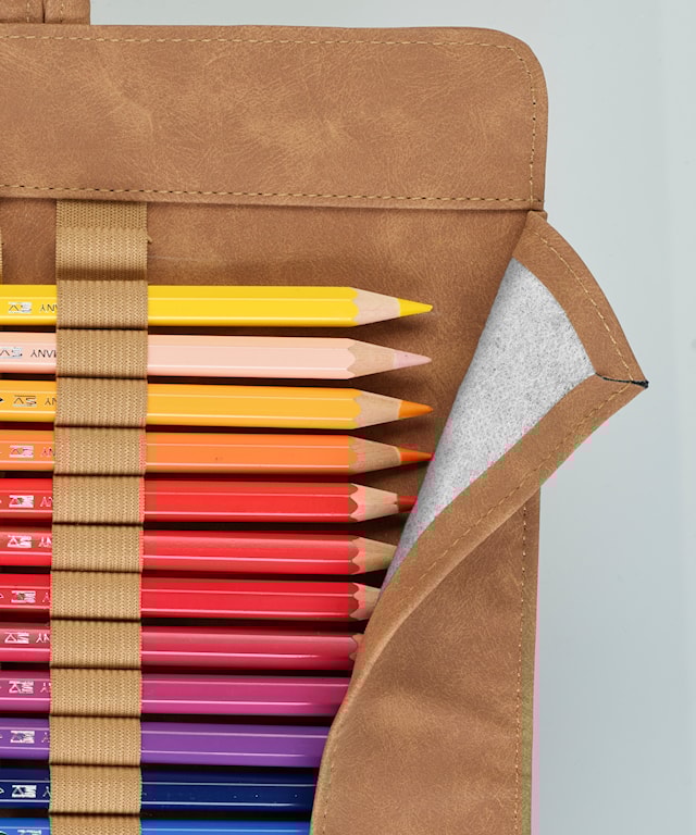 Produktbilde 2 for Pennal rullbart i skinnimitasjon Faber Castell