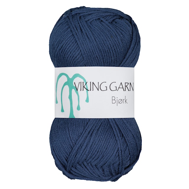 Bjørk 50 g Jeansblå 525 Viking Garn