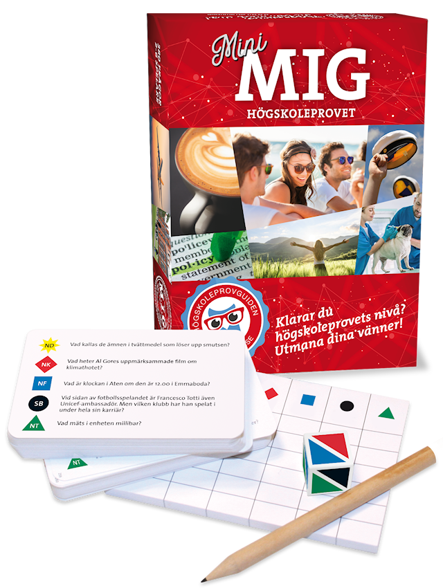 Produktbilde 1 for Mini MIG Högskoleprovet Spel (SE)